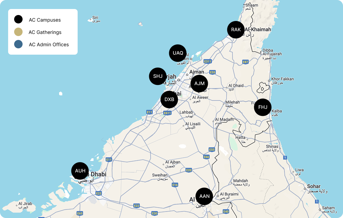 UAE Map